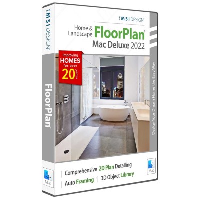 FloorPlan 2022 for Mac | Home & Landscape Design Software