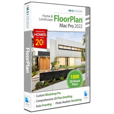 FloorPlan 2022 for Mac | Home & Landscape Design Software