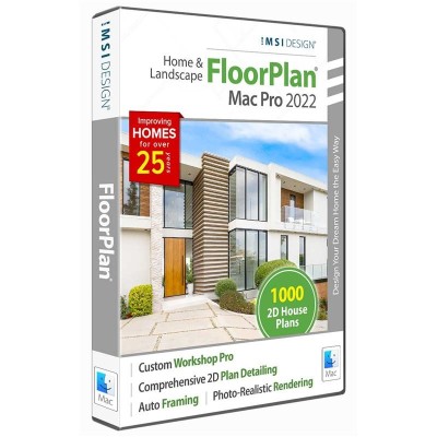 FloorPlan 2022 for Mac | Home & Landscape Design Software