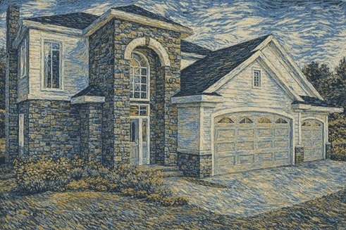 Van Gogh style interpretation